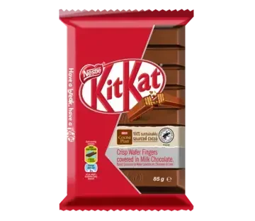 KitKat 8 Finger Milk Chocolate Slab 85g - front