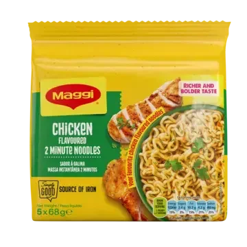 MAGGI 2 Minute Noodles - Chicken 5x68g - front