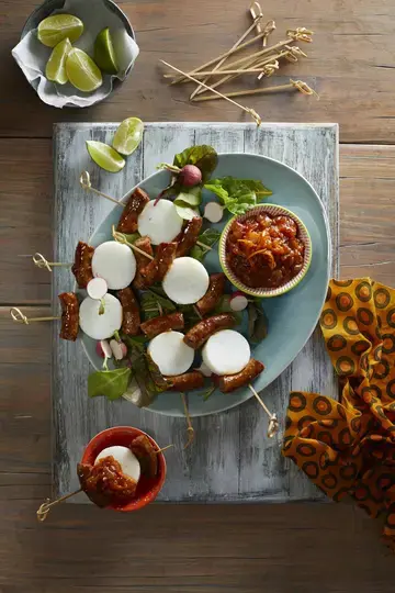 Pap and Wors Kebabs
