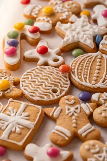 Smarties gingerbread cookies