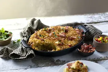 Oven baked