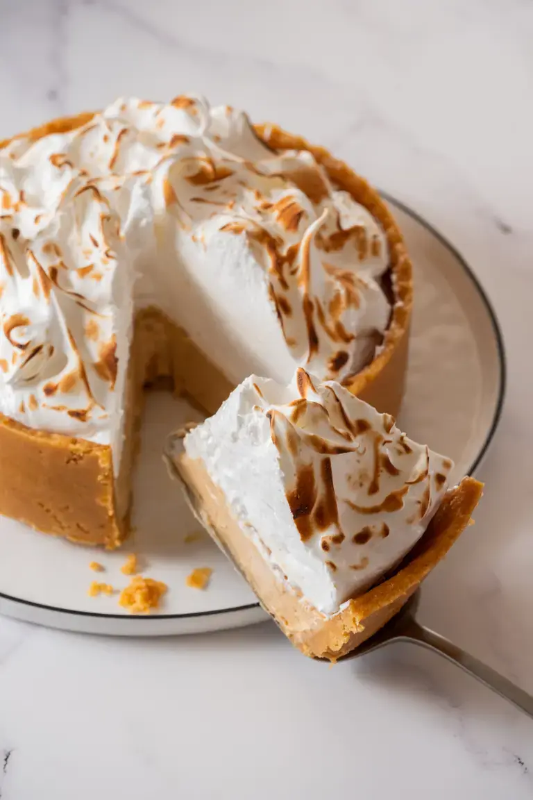 Nestlé Mint Caramel Meringue Tart