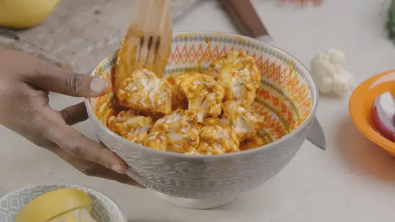 Cauliflower coating
