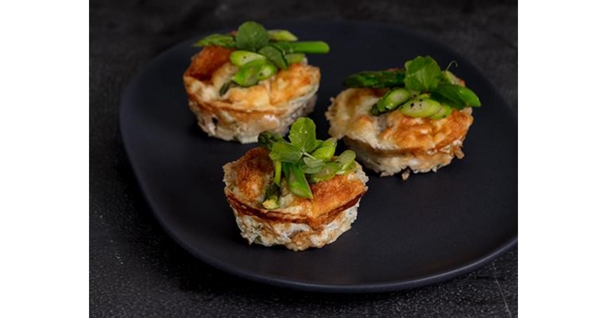 Egg white, Tuna and Asparagus Quiche
