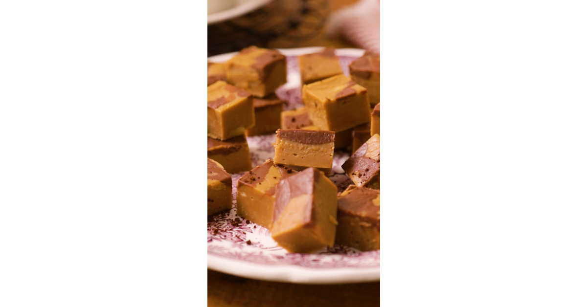 Cappuccino Swirl Fudge