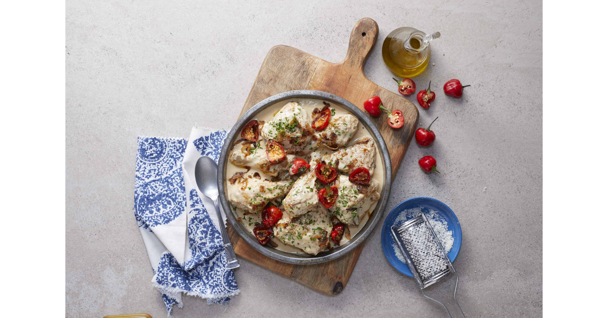 Balsamic Creamed Chicken Casserole