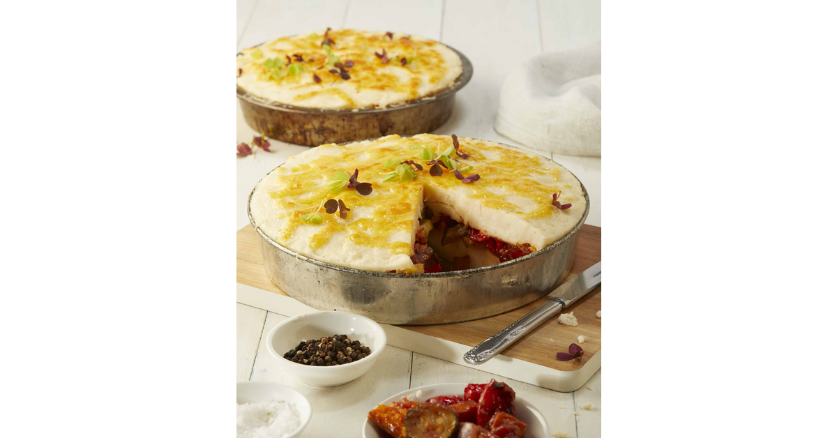 Pap & Roasted Vegetable Tart