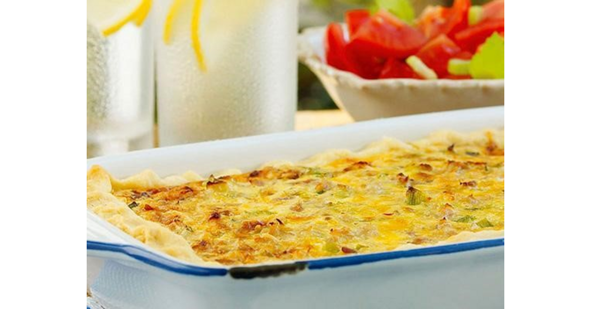 Tuna and Sweet Chilli Quiche Recipe