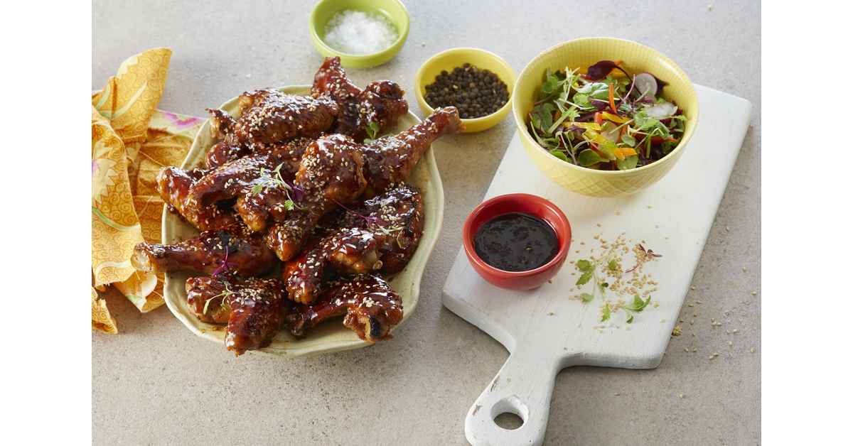 Sweet & Sticky Chicken wings and Drumsticks