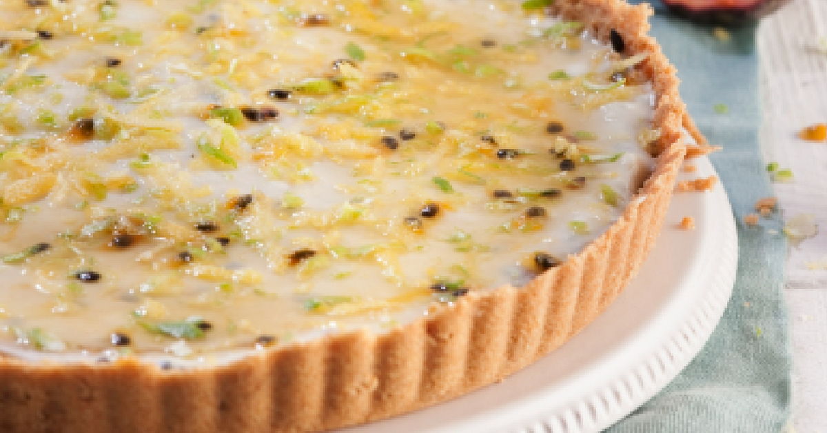 Granadilla & Lime Fridge Tart