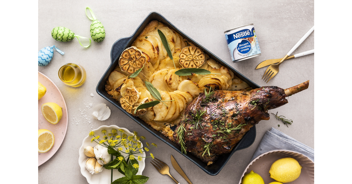 Easter Roast Lamb with Potatoes