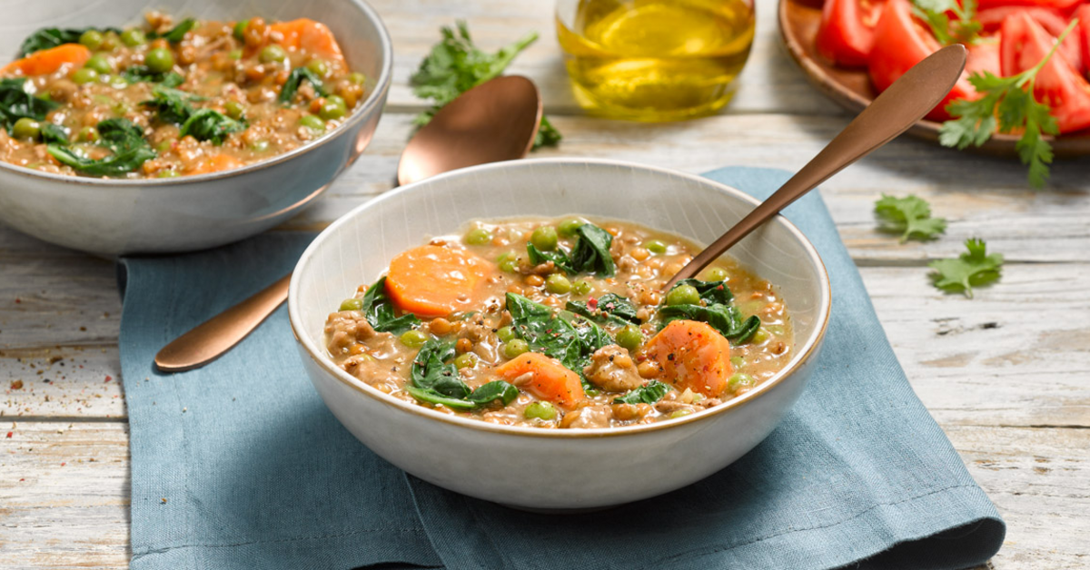 Lentil Stew with Meat and Vegetables