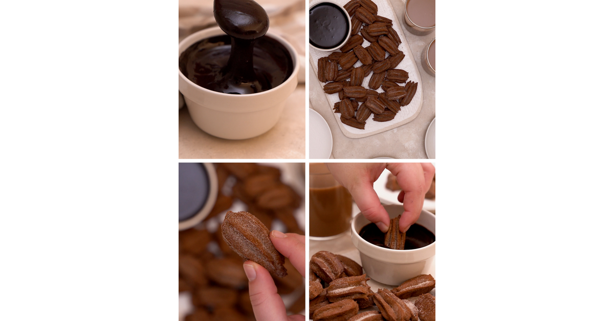 Mini Coffee Doughnut Dippers