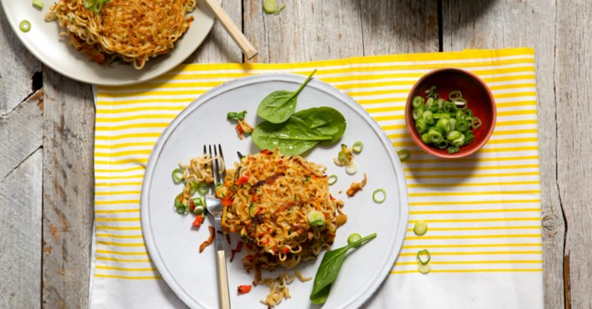 Savoury Noodle Fritters
