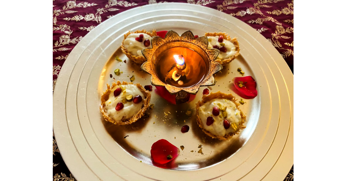 Vermicelli Cup with Kesar Pista Shrikhand