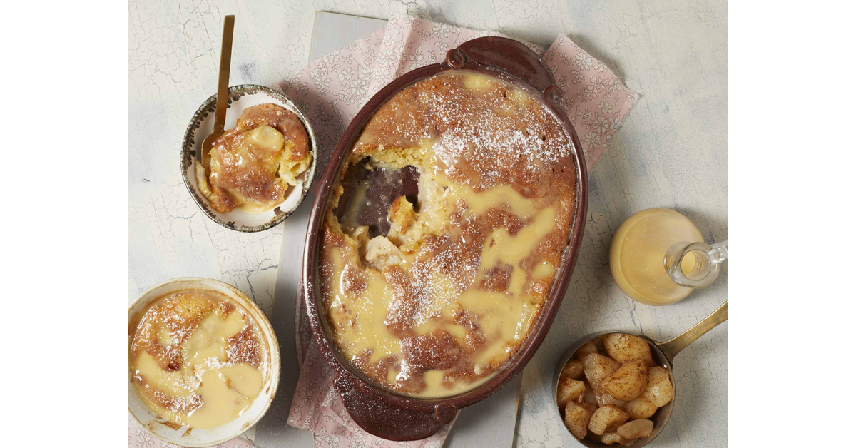 Apple & Ginger Sponge Pudding