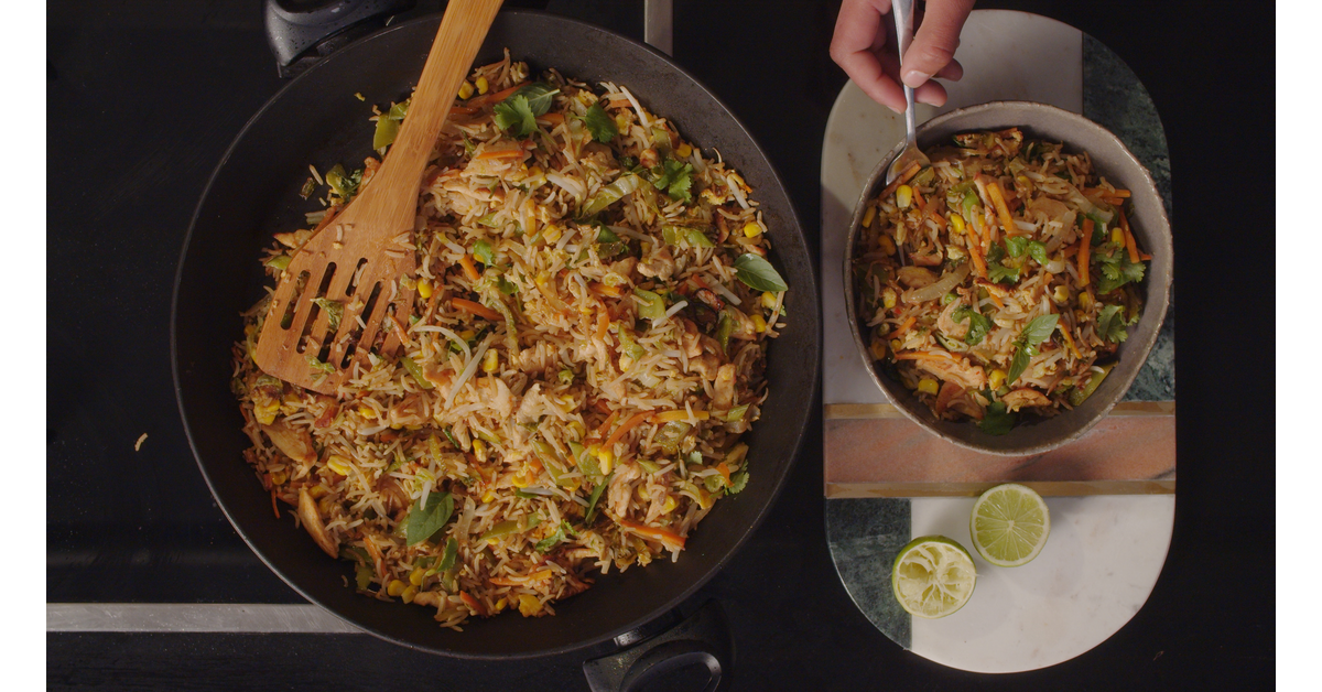 One Pot Chicken & Veg Stir Fried Rice