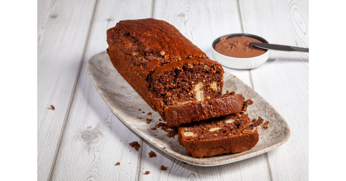 Banana Bread with Barone Spread and Rooibos Tea