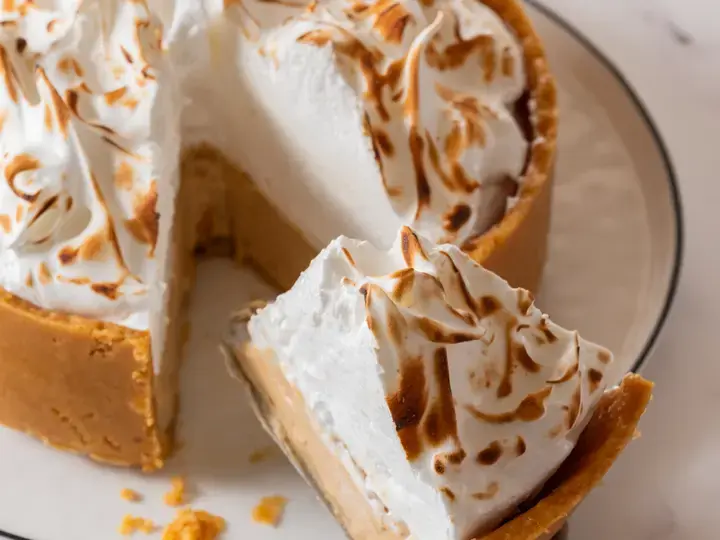 Nestlé Mint Caramel Meringue Tart