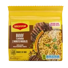 MAGGI 2 Minute Noodles - Beef 5x68g