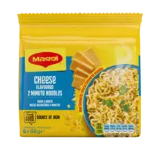 MAGGI 2 Minute Noodles - Cheese 5x68g