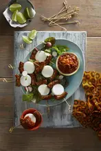 Wors & Pap Kebab with Tomato Smoor