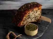 Pork roast with Tuscan herb gremolata