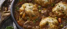 Beef Stew with Herb Dumplings