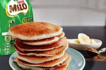 Milo® OATS AND BANANA PANCAKES