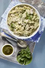 Mushroom and Spinach Pasta