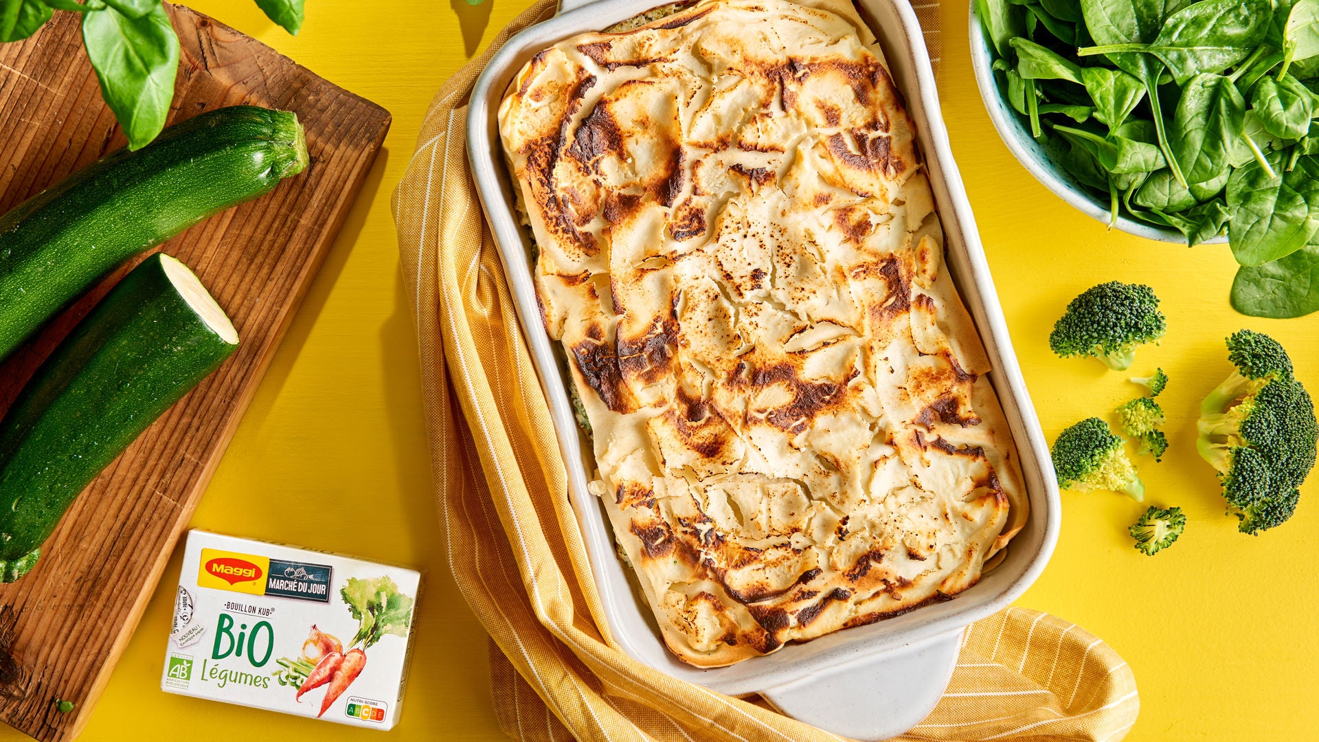 Green lasagne