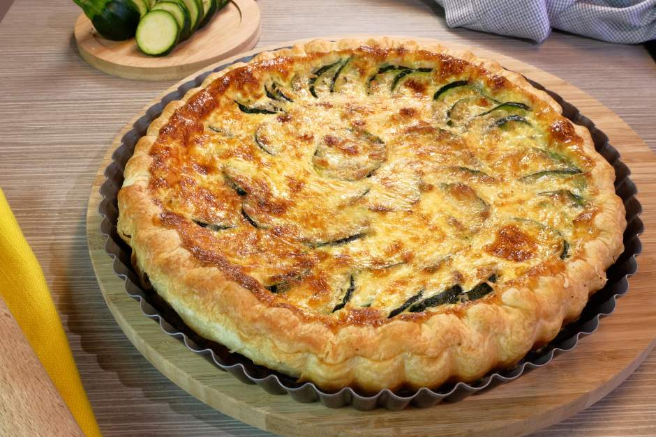 Quiche à la courgette