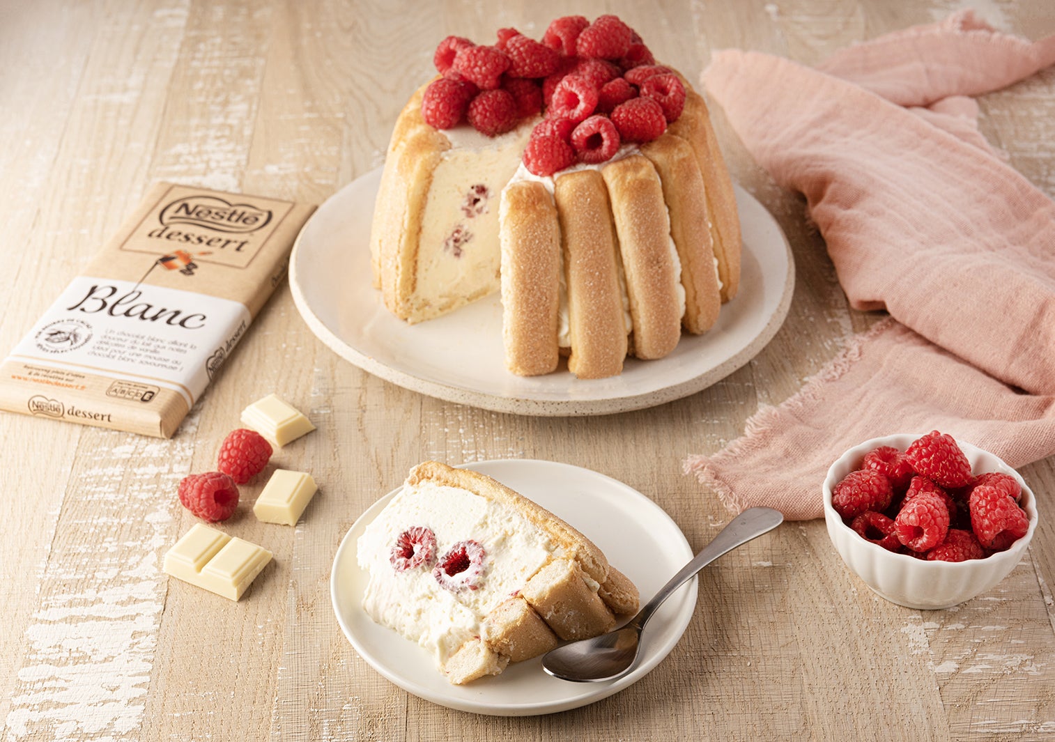 Charlotte Blanc Framboises