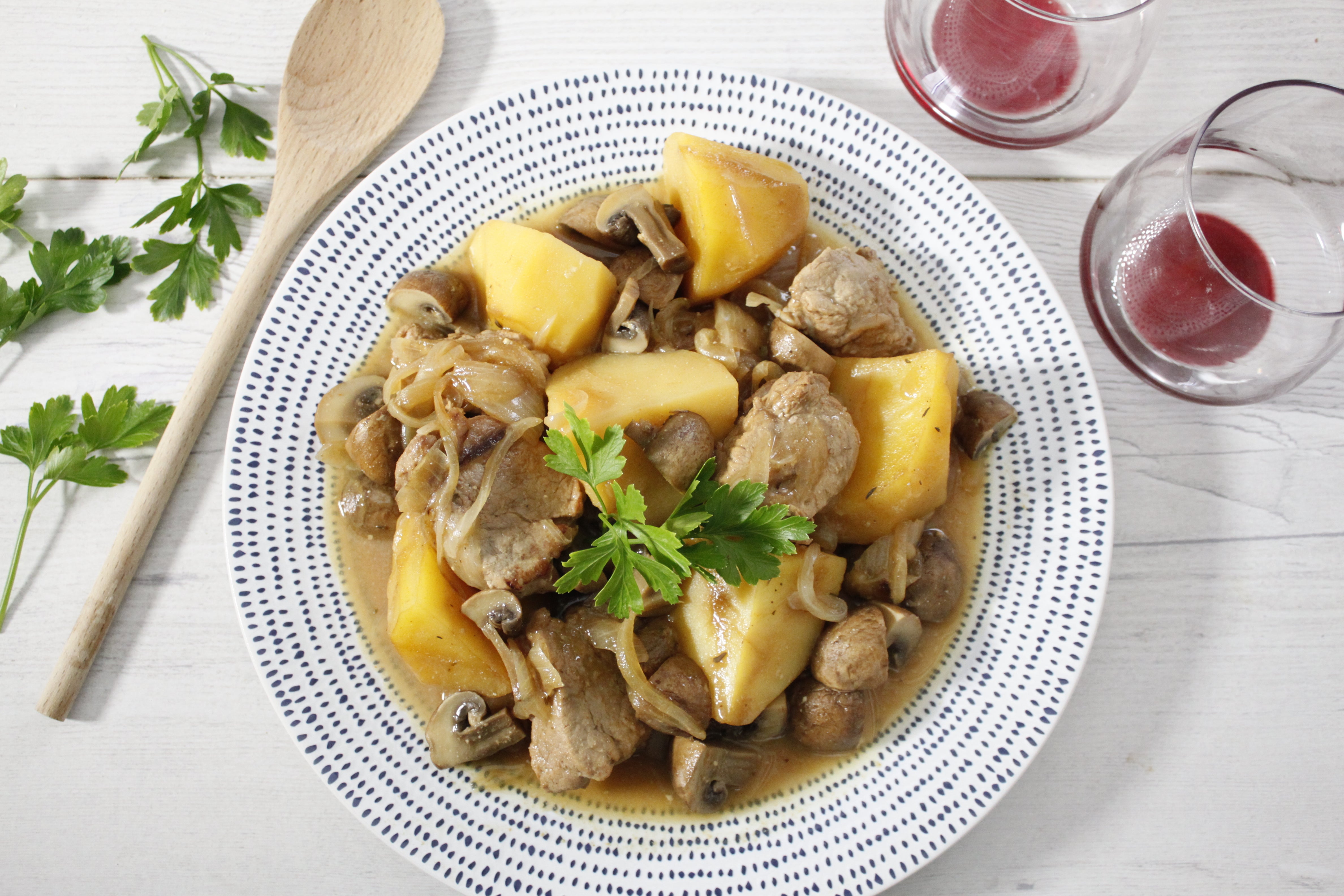 Filet mignon pommes de terre à la moutarde Cookeo