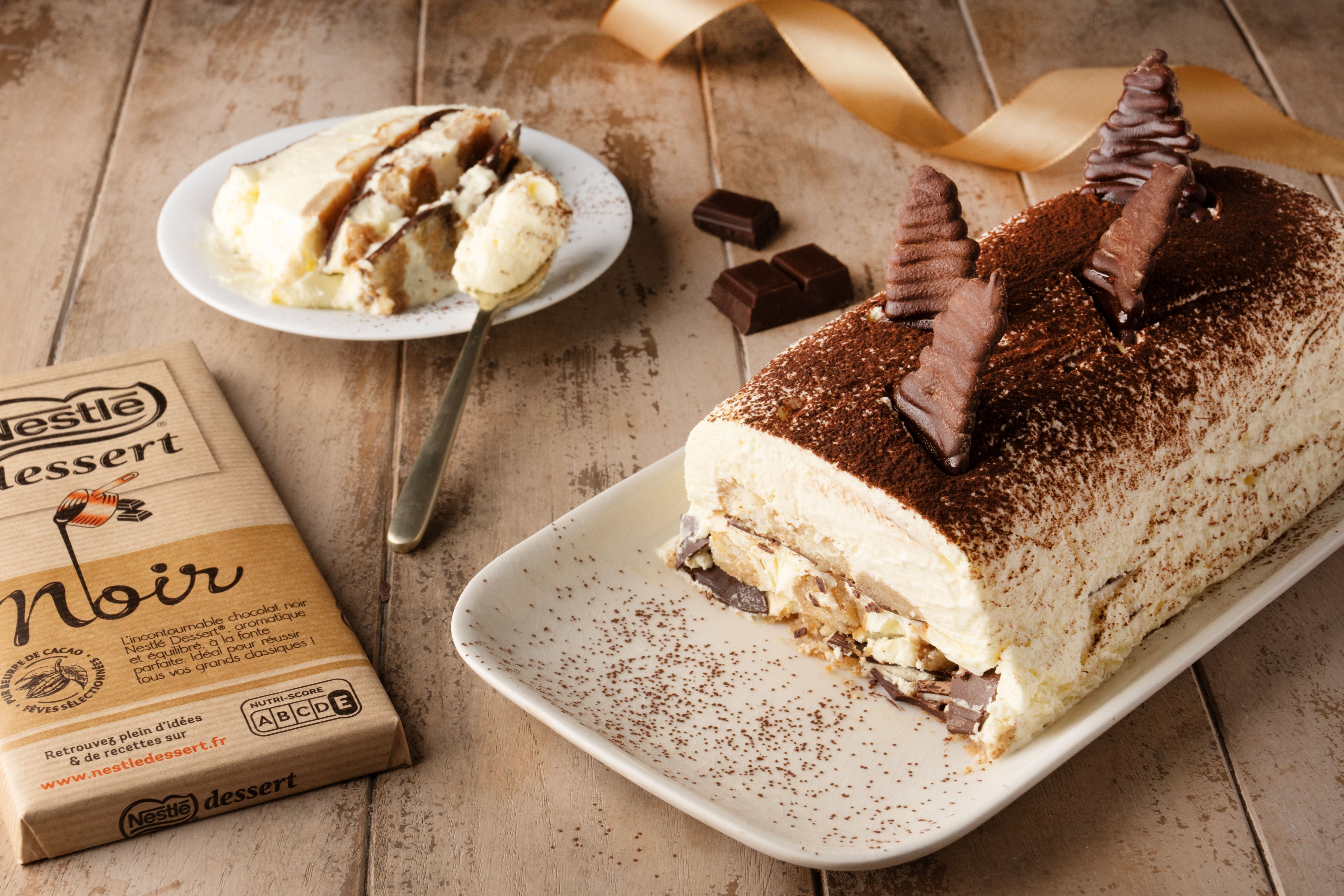 DESSERT Buche Tiramisu From Christmas Nestle Dessert Gourmet Stopover 2025 Recipe FR