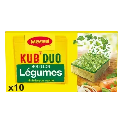 MAGGI Bouillon Duo Vegetable Carton 20x105g FR