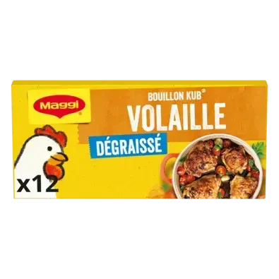 MAGGI Bouillon Poultry Fat Free Carton 20x120g FR