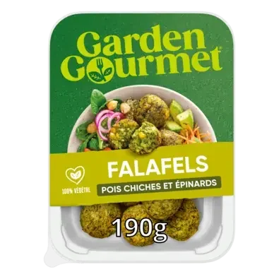 GARDEN GOURMET Spinach Falafel Peel Pack 48x190g FR