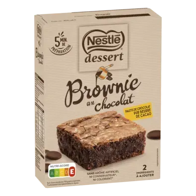 DESSERT Preparation Cake Brownie Chocolate Box 405g FR