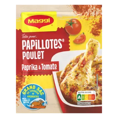 MAGGI Papillotes Chicken Paprika Tomato Sachet 16x28g FR