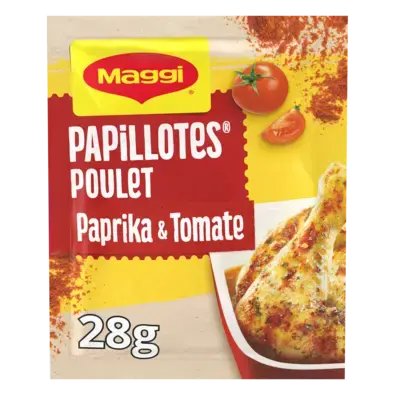 MAGGI Papillotes Chicken Paprika Tomato Sachet 16x28g FR