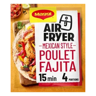 MAGGI Air Fryer Wrap It Fajita Pouch 27x27g FR