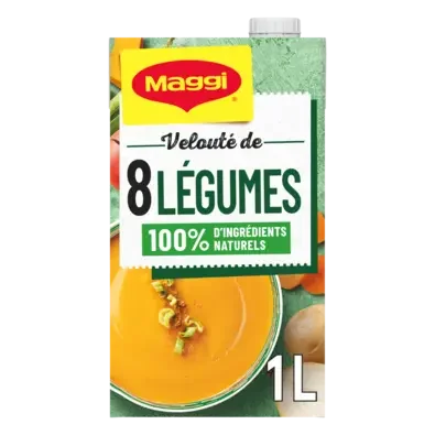 MAGGI Liquid Soup 8 Vegetable Brick 6x1L FR