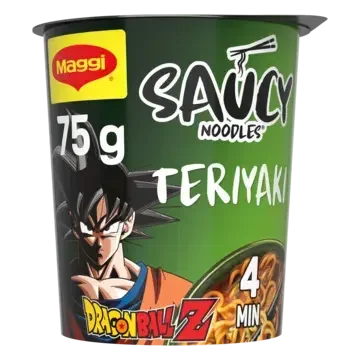 MAGGI Cup Noodle Teriyaki Chicken Dragon Ball Z Cup 8x75g XE
