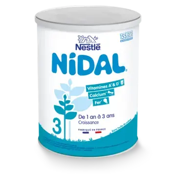 Nestlé Nidal Classique 3ème âge Croissance Lait Infantile  - 800g