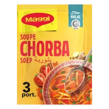 MAGGI Chorba Soup Halal Pouch 18x85g FR