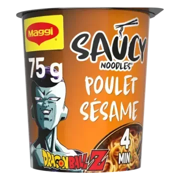 MAGGI Cup Noodle Sesame Chicken Dragon Ball Z Cup 8x75g XE