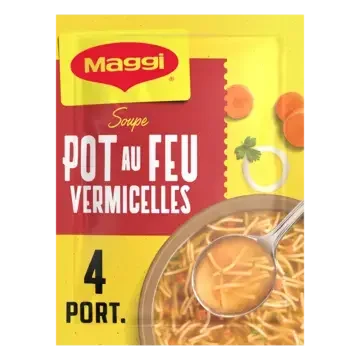 MAGGI SAVEUR A L'ANCIENNE Soup Bouillon Pot Au Feu Vermicelles Pouch 20x57g FR