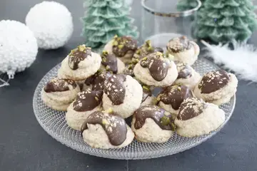 Rochers coco chocolat de Noël vegan