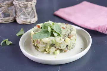 Tartare de daurades aux olives